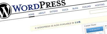 Screenshot WordPress